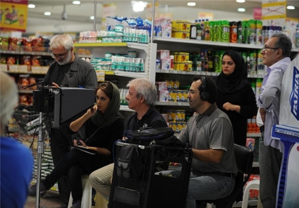 پشت صحنه فیلم گنجشکک اشی مشی با حضور مسعود کرامتی