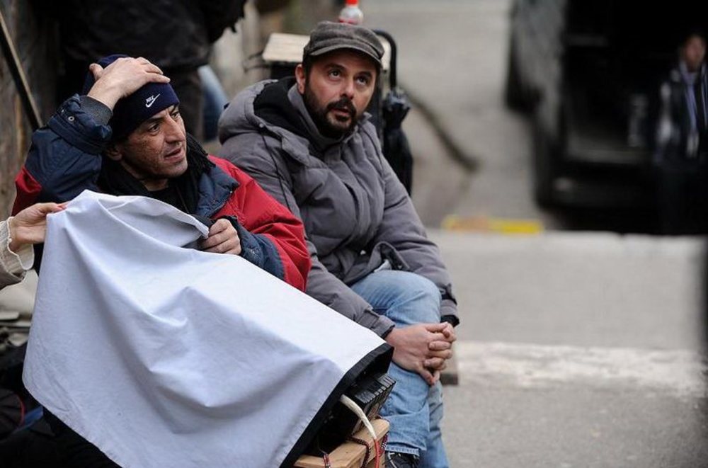 علی مصفا و صفی یزدانیان در پشت صحنه فیلم «در دنیای تو ساعت چند است؟»