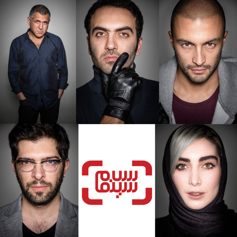 پرتره های مانی حقیقی و بازیگران فیلم «اژدها وارد میشود!» در جشنواره فیلم برلین