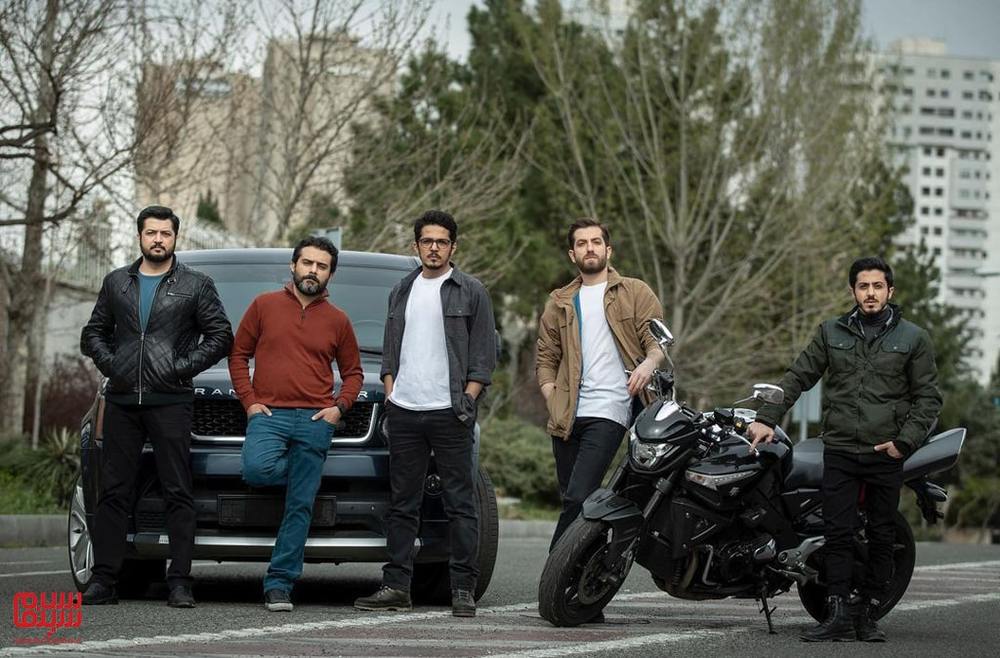 علی افشار، اشکان دلاوری، مجید نوروزی، وحید رهبانی و پندار اکبری بازیگران سریال  تلویزیونی «گاندو 2»