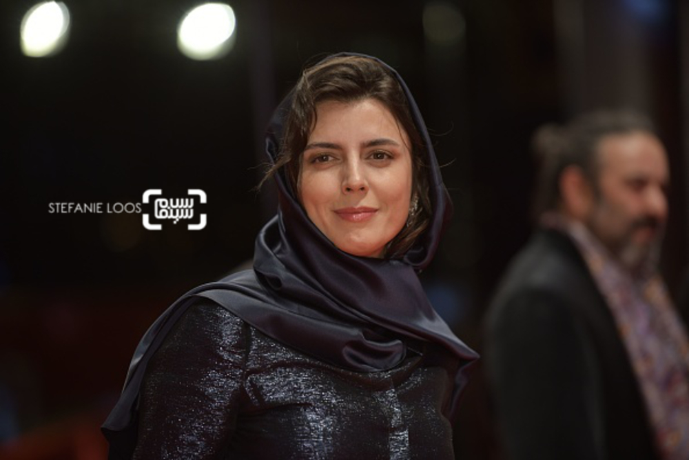لیلا حاتمی در فرش قرمز فیلم «خوک» در جشنواره فیلم برلین