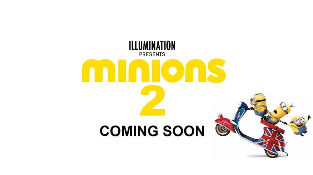 پیر کافین در پوستر فیلم «مینیونها: ظهور گرو» (Minions: The Rise of Gru)