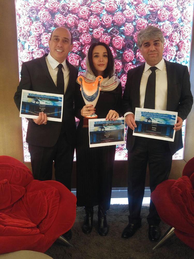 خداداد جلالی، سمانه نصری و ستار اورکی برنده سه جایزه جشنواره مديترانه اي كن برای «بچه ای با جوراب قرمز»