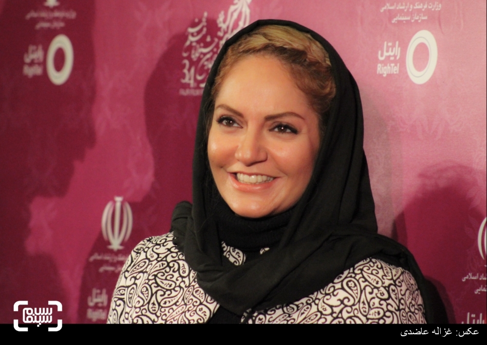 مهناز افشار، فیلم «خانهای در خیابان چهل و یکم» در فرش قرمز سی و چهارمین جشنواره فیلم فجر