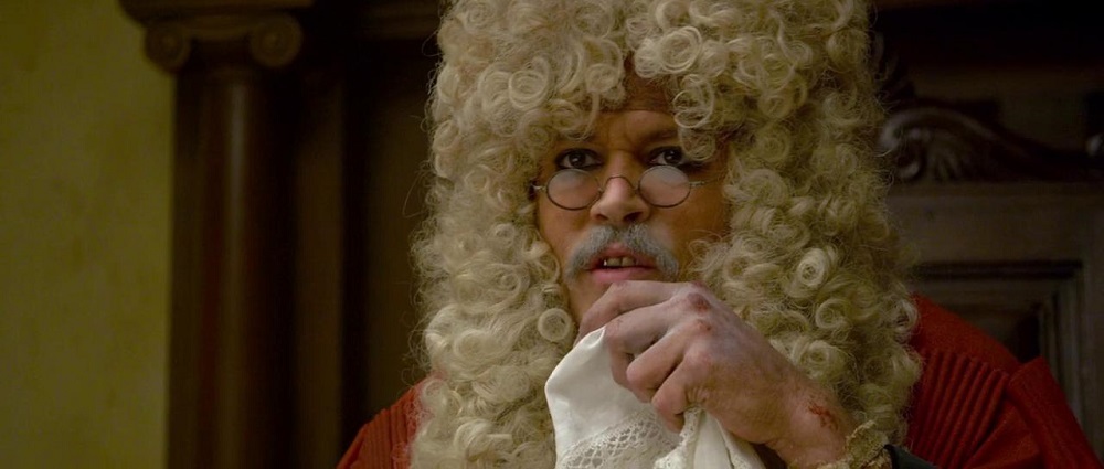 جانی دپ در نمایی از فیلم «دزدان دریایی کارائیب: سوار بر امواج ناشناخته» (Pirates of the Caribbean: On Stranger Tides)