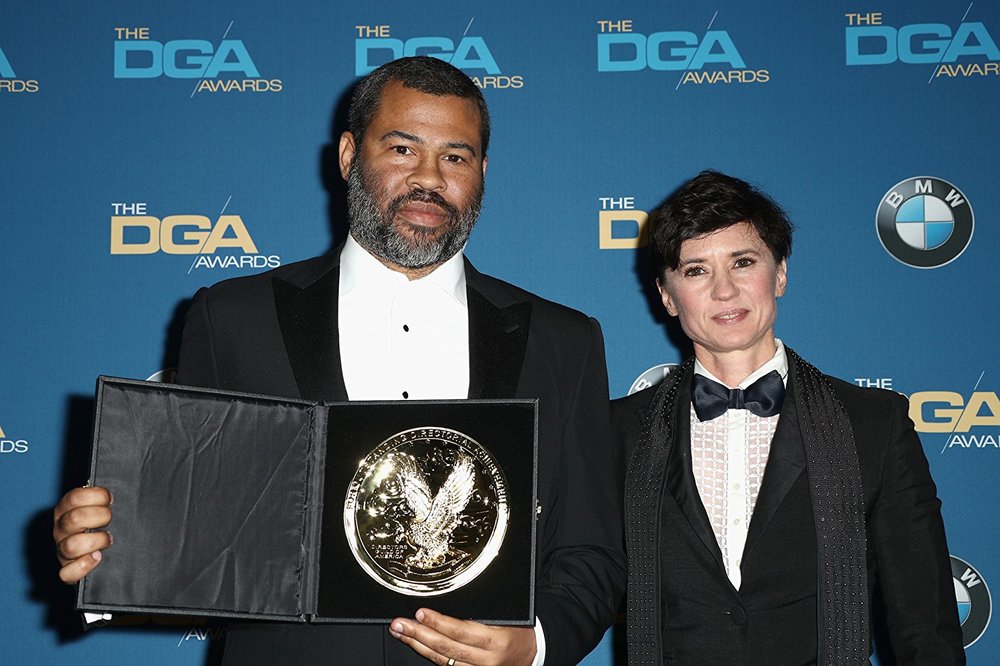 جوردن پیل و کیمبرلی پیرس در مراسم انجمن کارگردانان ۲۰۱۸