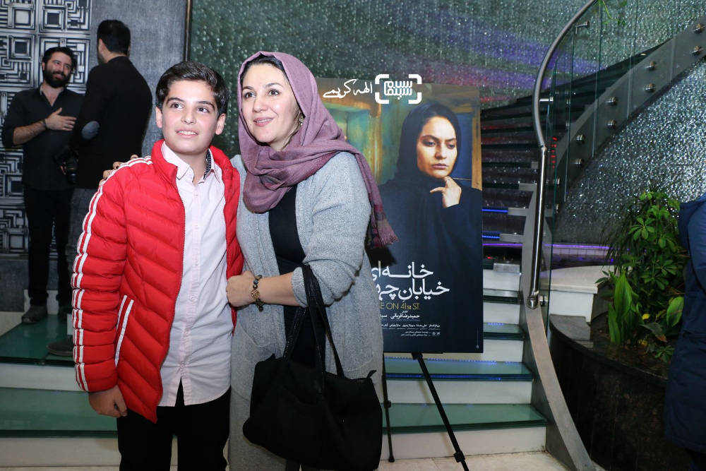 ستاره اسکندری و مانی رحمانی در اکران خصوصی فیلم «خانهای در خیابان چهل و یکم»