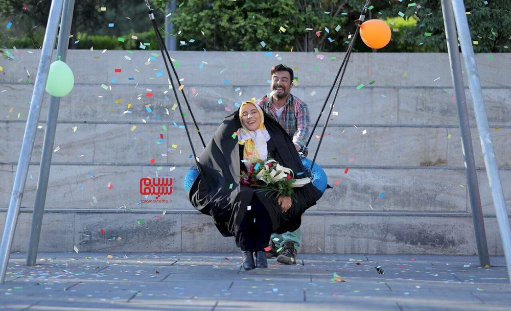 مجید صالحی و آشا محرابی در سریال «آرام می گیریم»