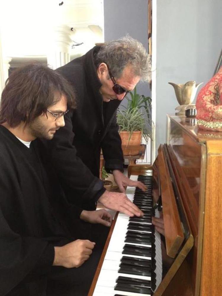 داریوش مهرجویی در پشت صحنه فیلم سینمایی « اشباح »