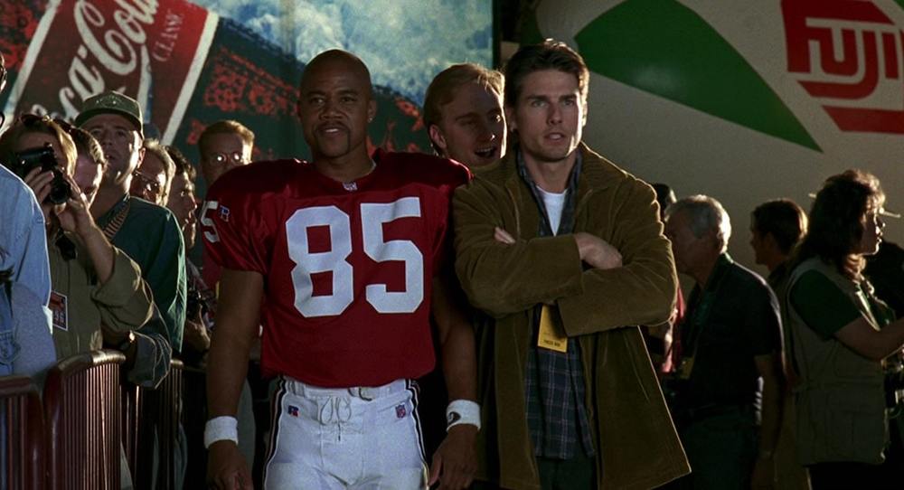 تام کروز و کوبا گودینگ جونیور در فیلم سینمایی «جری مگوایر» (Jerry Maguire)