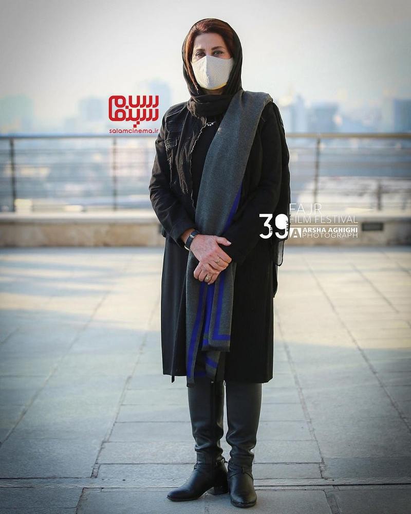 فاطمه معتمدآریا در اکران فیلم «روزی روزگاری آبادان» در سی و نهمین جشنواره فیلم فجر