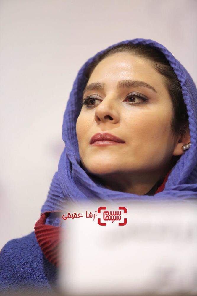 سحر دولتشاهی در نشست خبری فیلم «امیر» در کاخ رسانه در سی و ششمین جشنواره فیلم فجر
