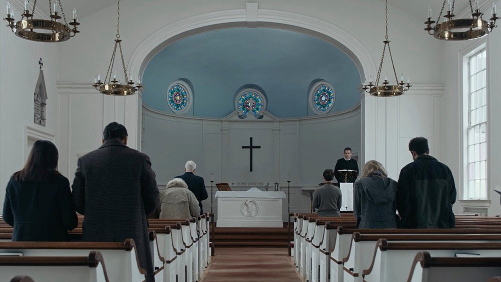 ایتن هاک در نمایی از فیلم «اولین اصلاح شده» (First Reformed)